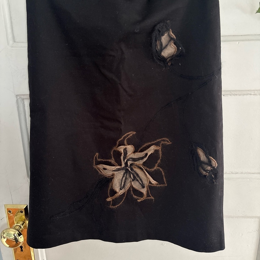 Ruth black pencil skirt